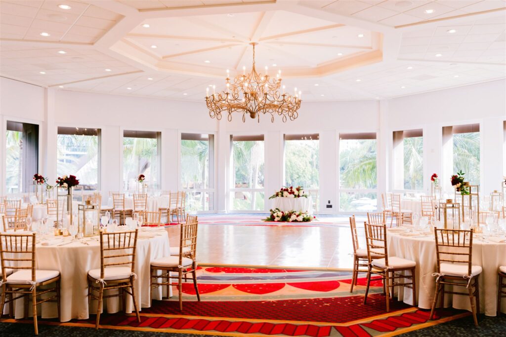 inside of disneyland wedding