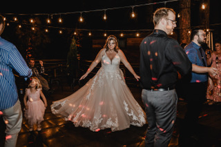 bride dancing at reception