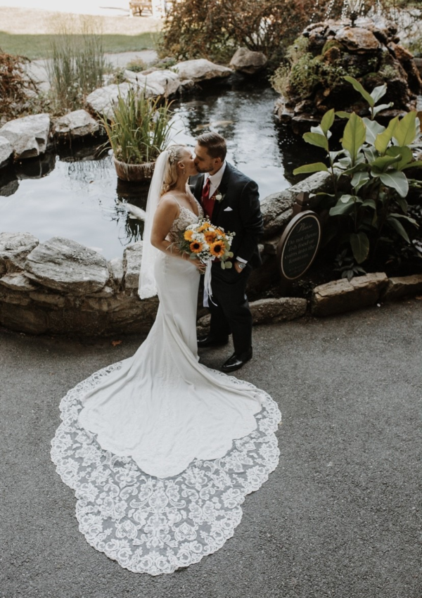 Sylwia’s Sexy Fitted Crepe Wedding Dress