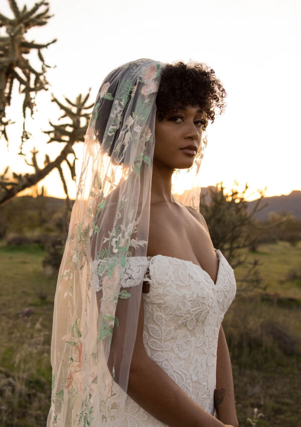 TREND ALERT: Unique Floral Wedding Veils
